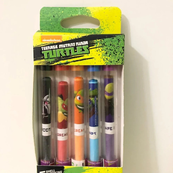 TMNT Ninja Turtles Coloured Scented Pencils 5 Pack - Picture 3 of 16